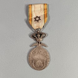 ESPAGNE MAROC MEDAILLE DE LA PAZ 1909 1927 LA PAIX AU MAROC GUERRE DU RIF MARRUECOS ETOILE ARGENT